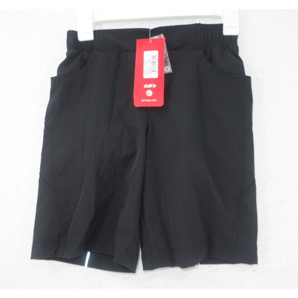 NEW Louis Garneau Kids Range 3 Bike Cycling Padded Shorts JR Black Size Medium